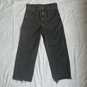 Express Cropped Wide Leg Jeans